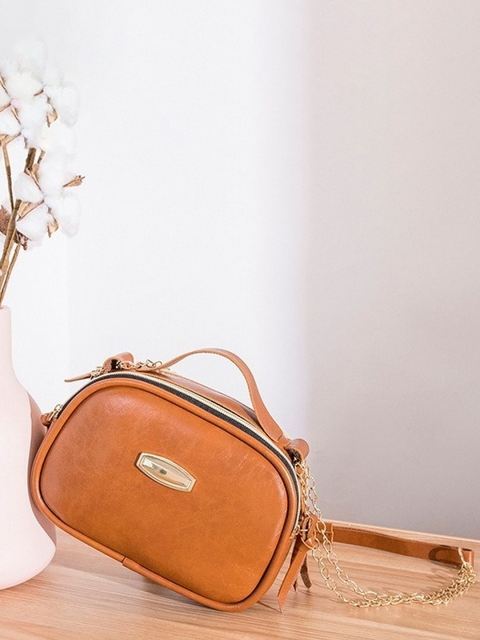 

Diva Dale Women Brown Solid Crossbody Sling Bag
