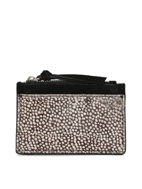 

Accessorize Women Brown & Beige Printed Card Holder