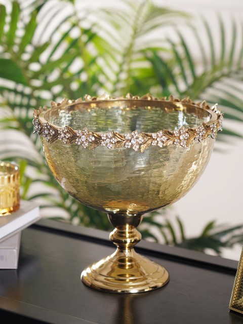 

Pure Home and Living Gold-Toned Textured Bowl