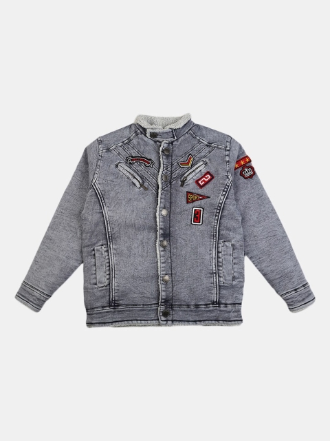 

V-Mart Boys Grey Denim Jacket