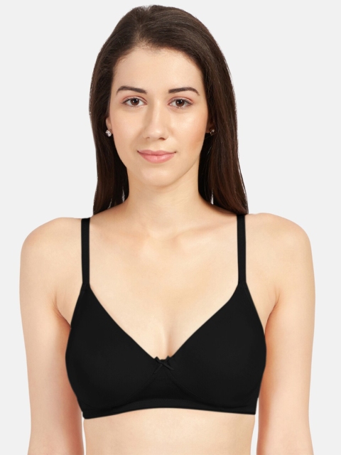 

Sonari Women Pack of 2 Black T-shirt Bra