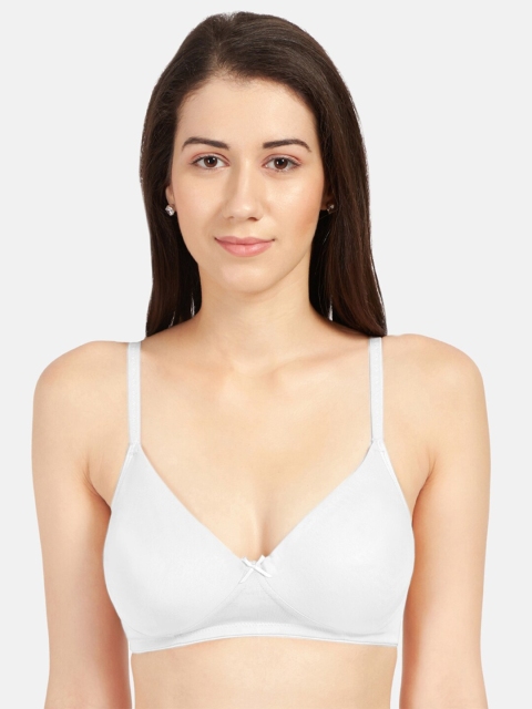

Sonari Women Pack of 2 Beige & White T-shirt Bra