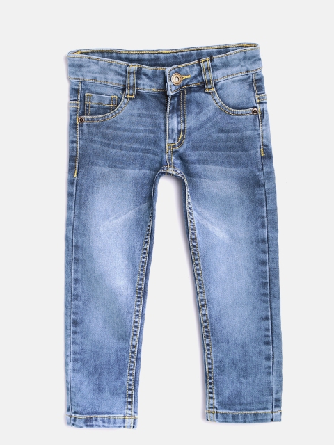 

YK Girls Blue Clean Look Stretchable Jeans