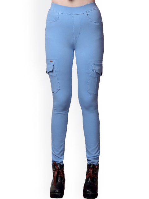

FCK-3 Women Blue Hottie Slim Fit High-Rise Coloured Stretchable Cotton Jeans