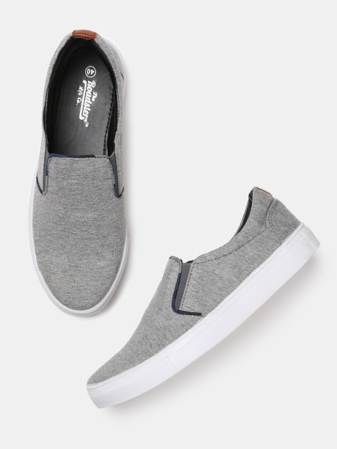 

Roadster Women Grey Slip-On Sneakers
