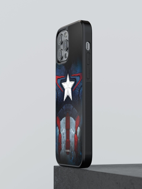 

macmerise Navy Blue Cap Am Suit Design iPhone 12 Pro Max Bumper Phone Back Case