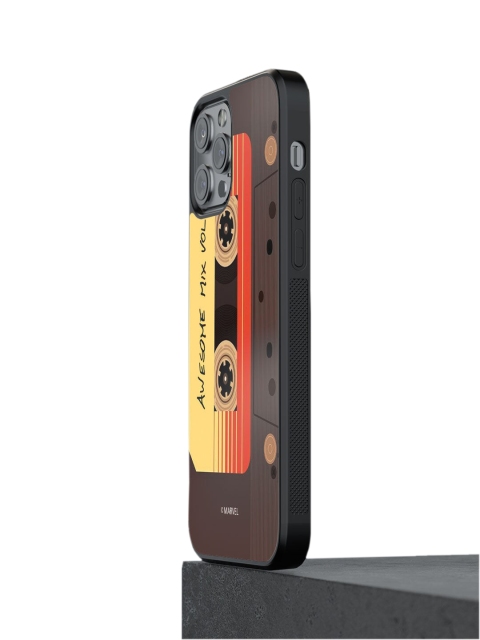 

macmerise Red & Yellow Awesome Mix Tape Design iPhone 12 Pro Max Back Case