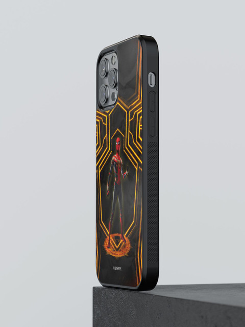 

macmerise Red & Black Extraordinary Spiderman Printed iPhone 12 Pro Max Bumper Mobile Phone Case