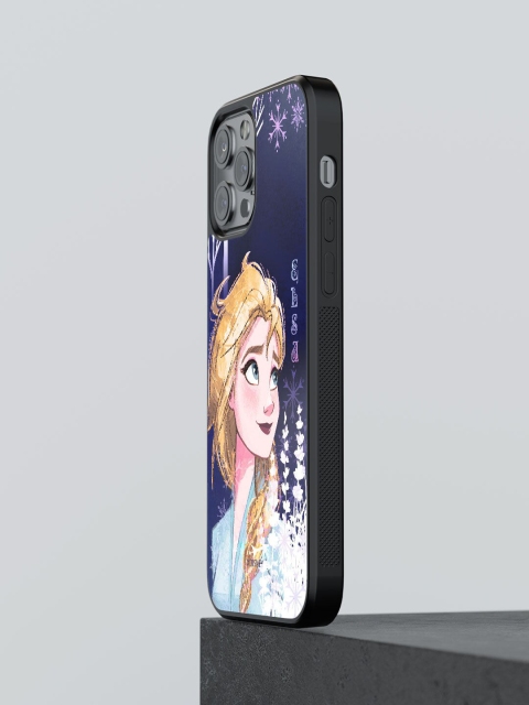 

macmerise Blue Strong Elsa Design iPhone 12 Pro Bumper Phone Back Case