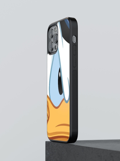 

macmerise Yellow Printed Zoom Up Donald iPhone 12 Pro Bumper Phone Back Case