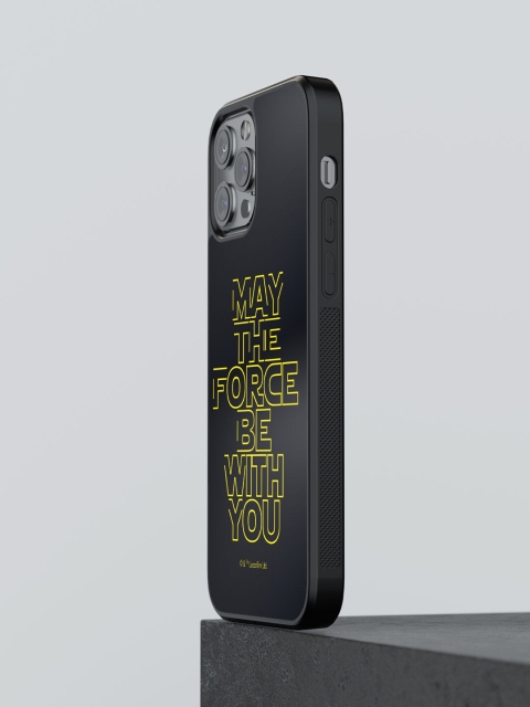 

macmerise Black Printed Classic Star Wars iPhone 12 Pro Max Bumper Phone Back Case