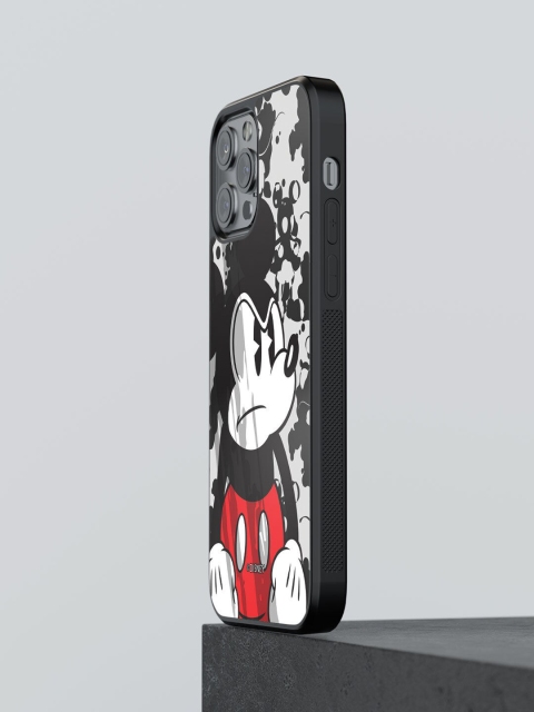 

macmerise Black White Mickey Design iPhone 12 Pro Max Mobile Accessories