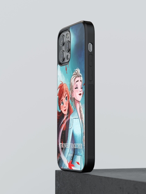 

macmerise Blue Snow Queen Design iPhone 12 Pro Bumper Phone Back Case