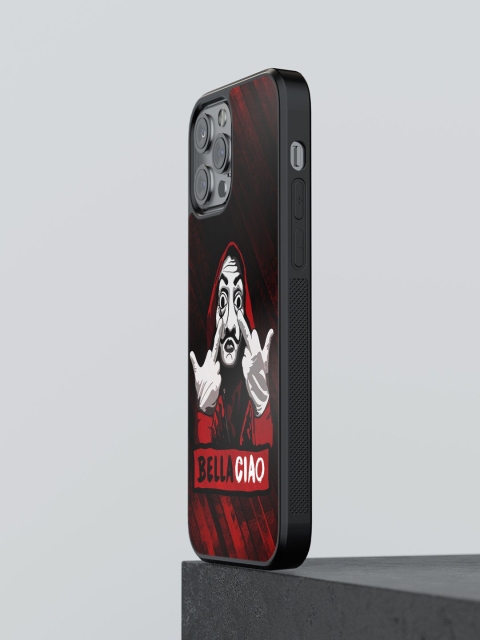 

macmerise Red Printed Bella Ciao iPhone 12 Pro Max Bumper Phone Back Case