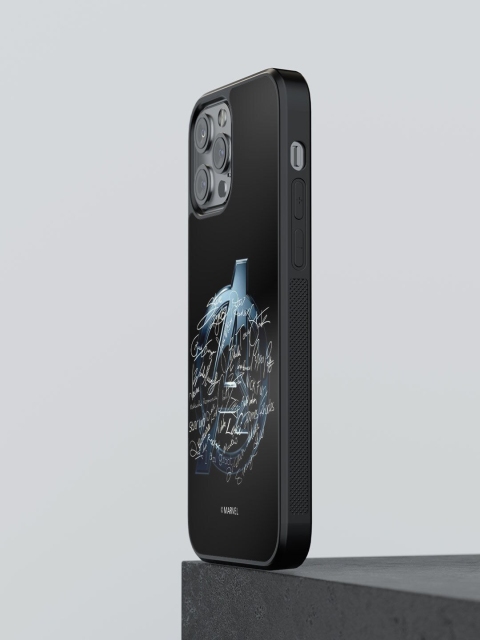 

macmerise Black & White Printed Avengers Nostalgia On Design iPhone 12 Pro Max Bumper Phone Back Case