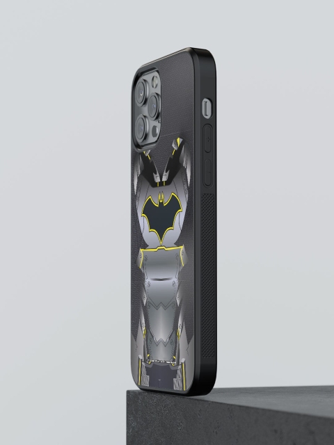 

macmerise Black Printed Suit Up Batman Design iPhone 12 Pro Bumper Phone Back Case