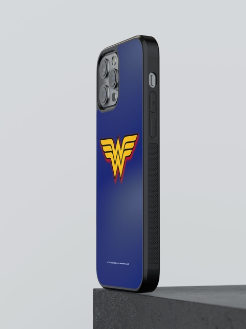 

macmerise Blue & Yellow Logo Wonder Woman Printed iPhone 12 Pro Max Bumper Mobile Phone Case