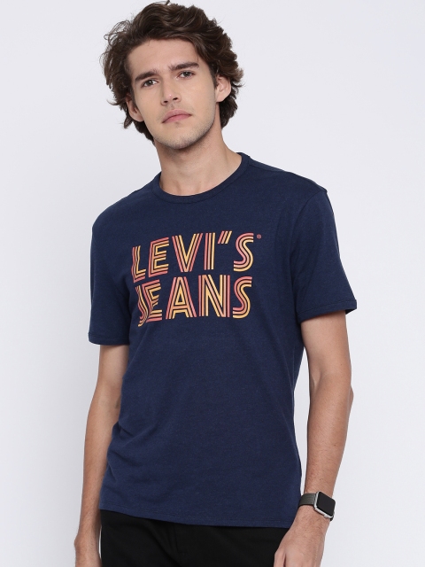 

Levis Men Blue Printed Round Neck T-shirt