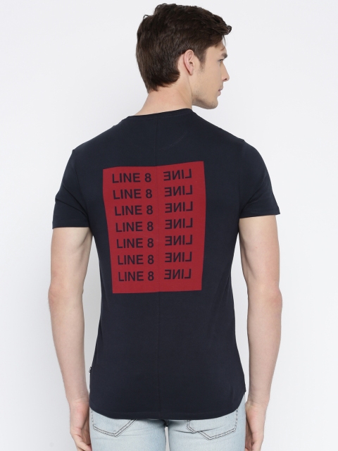 

Levis Men Navy Solid Round Neck T-shirt, Navy blue