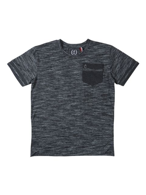 

Gini and Jony Boys Grey Solid Round Neck T-shirt