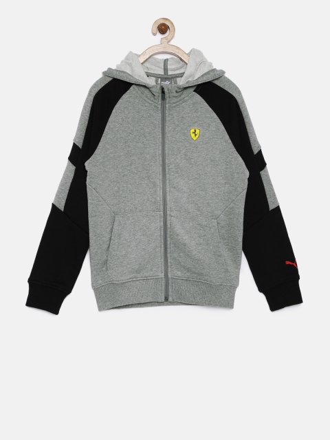 

Puma Boys Grey & Black Ferrari Hooded Sweatshirt