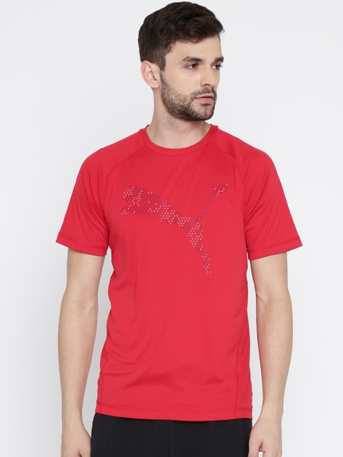 

Puma Men Red Printed VENT CAT T-shirt
