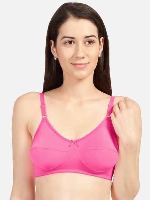 

Sonari Pack Of 2 Pink & Blue Non-Padded Regular Bra