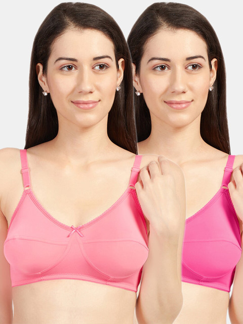 

Sonari Pack of 2 Pink Non-Padded Bra