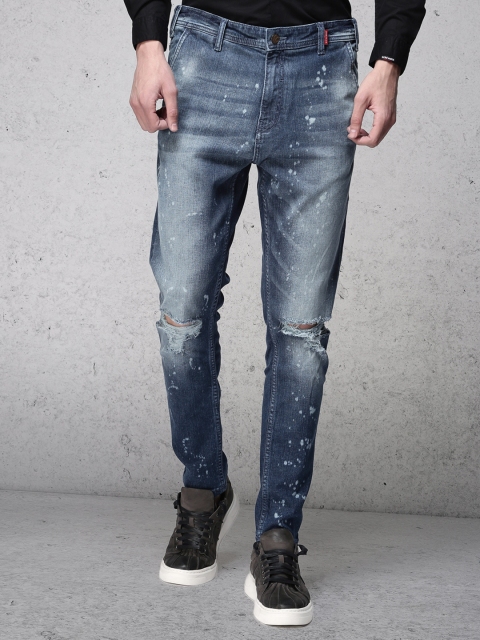 

Ecko Unltd Men Blue Slim Fit Mid-Rise Mildly Distressed Stretchable Jeans