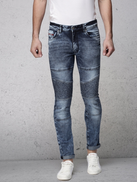 

Ecko Unltd Men Blue Super Slim Fit Mid-Rise Clean Look Stretchable Jeans