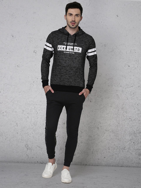 

Ecko Unltd Black Slim Fit Printed Joggers