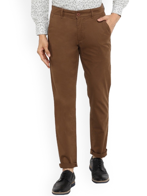 

Red Chief Men Maroon Chinos Trousers