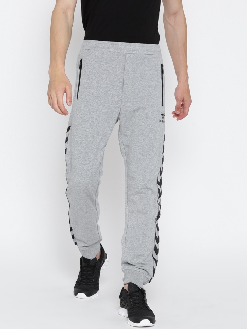 

hummel Grey Melange Classic Bee Aage Woven Design Joggers