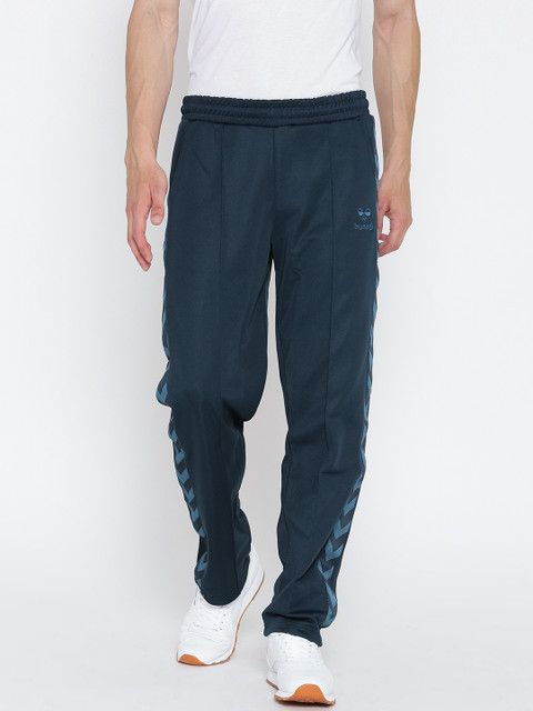

hummel Navy Cleveland Woven Design Track Pants, Navy blue