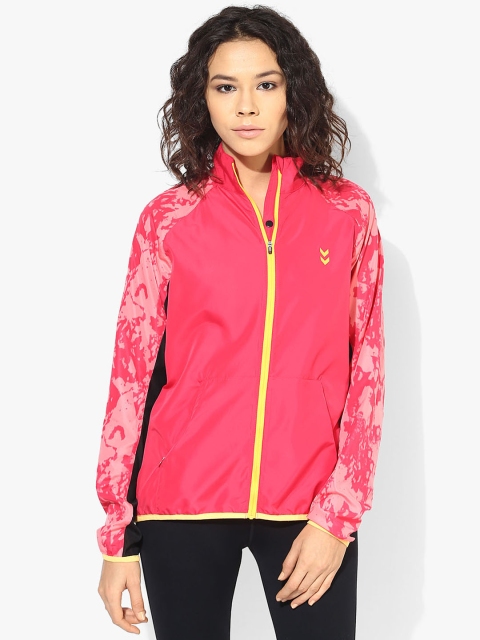 

hummel Women Pink Printed Sporty Jacket
