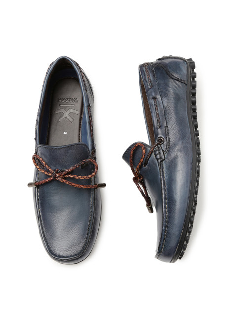 

WROGN Men Navy Blue Loafers