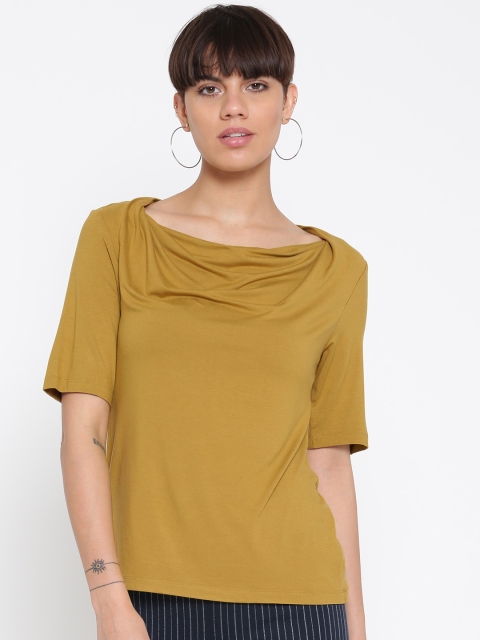 

Marks & Spencer Women Green Solid Top
