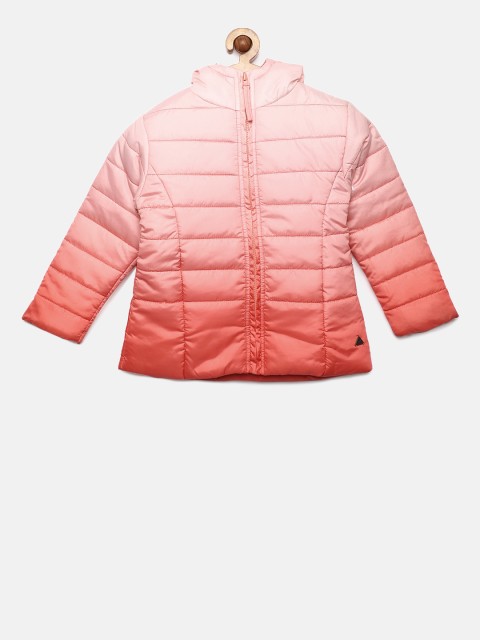 

Gini and Jony Girls Pink Solid Puffer Jacket