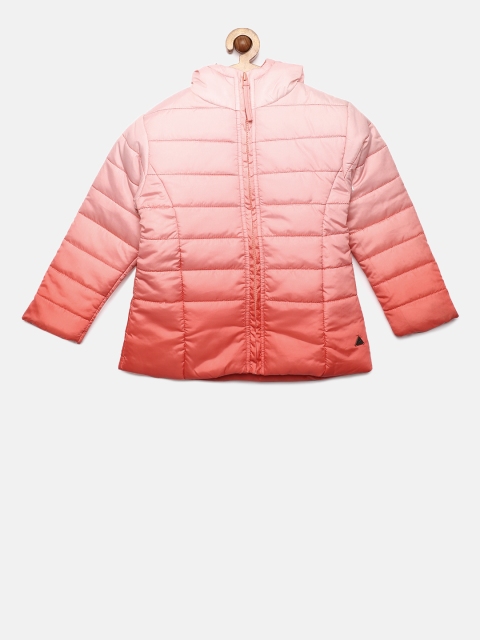 

Gini and Jony Girls Pink Solid Puffer Jacket