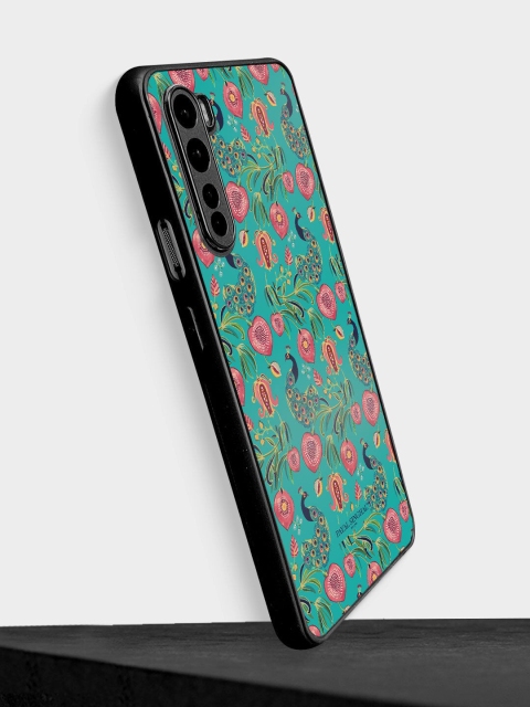 

macmerise Black Printed Payal Singhal Anaar and Mor Design OnePlus Nord Phone Back Case