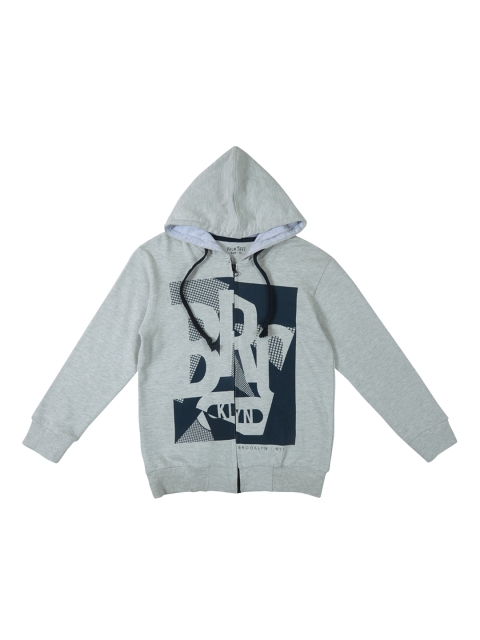 

Palm Tree Boys Grey Printed Hooded Sweatshirt