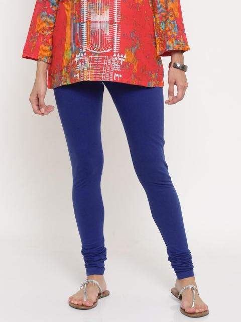 

Global Desi Blue Churidar Leggings