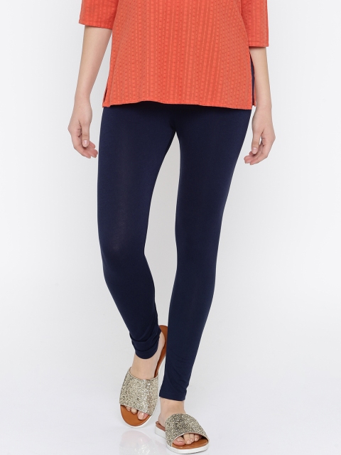 

Global Desi Navy Leggings, Navy blue