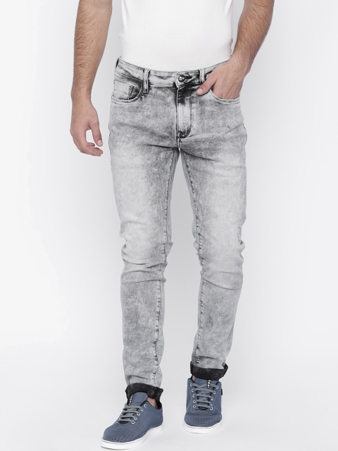 

Ed Hardy Men Grey Slim Fit Mid-Rise Stretchable Jeans