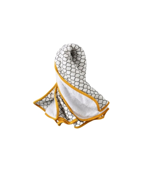 

Malabar Baby Kids Black & White Printed Erawan Towel