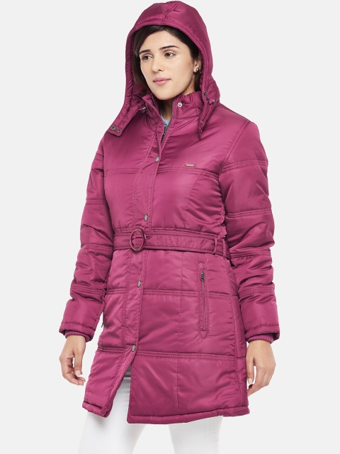 

Kosha Women Pink Waterproof Insulated Warm Parka Jacket