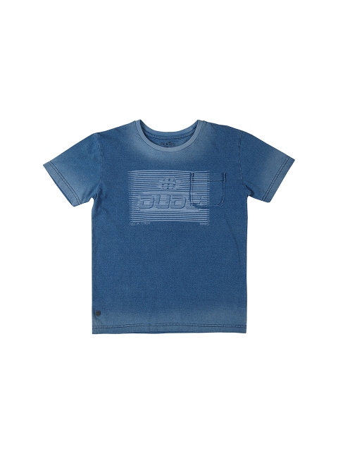 

Palm Tree Boys Blue Printed Round Neck T-shirt