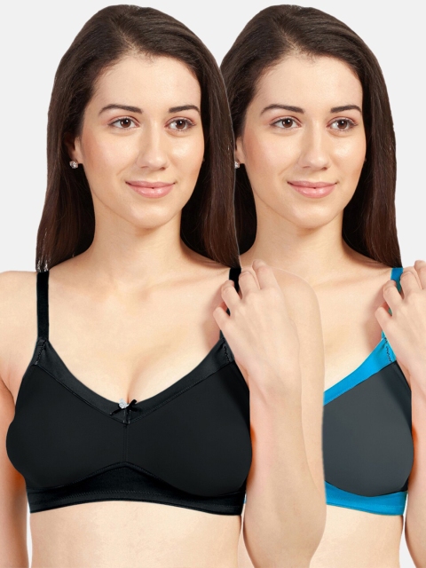 

Sonari Black & Blue 2 Everyday Bra maximoblackgrey30C