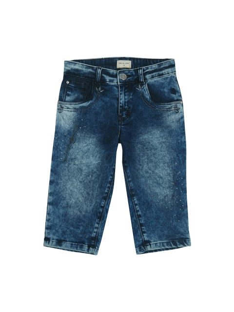 

Gini and Jony Girls Blue Washed Denim Capris