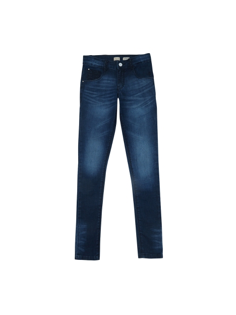 

Gini and Jony Girls Blue Regular Fit Mid-Rise Clean Look Jeans